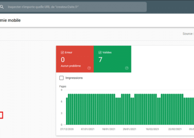 Google Search Console vérifier son ergonomie mobile