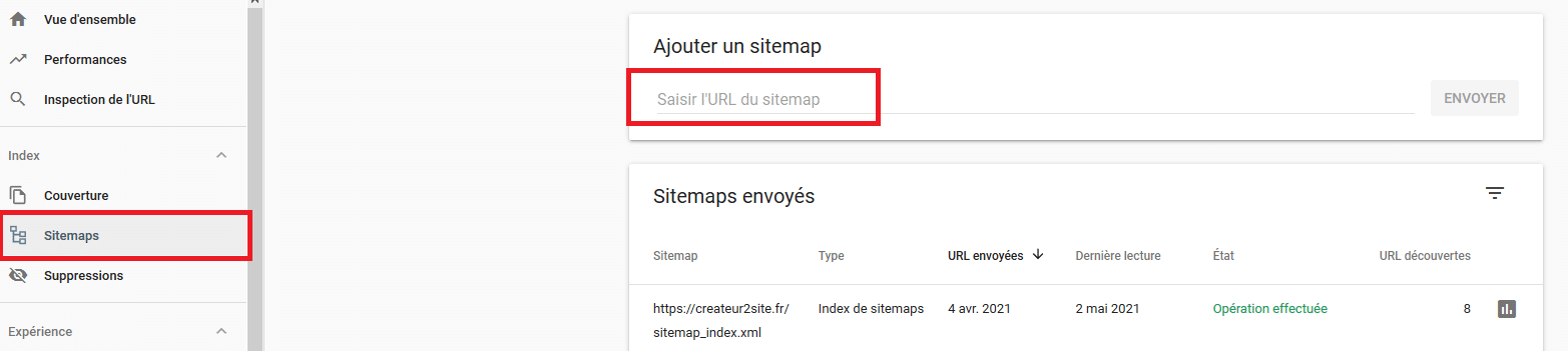 Comment soumettre son sitemap.xml sur la Google Search Console