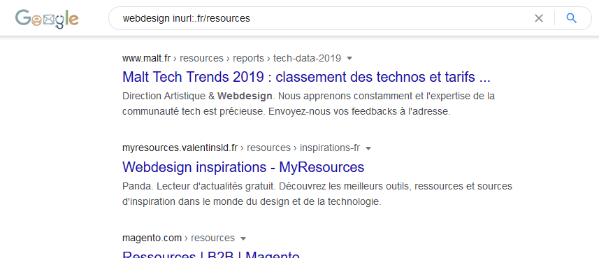Trouver des articles avec les modificateurs de recherche avancés