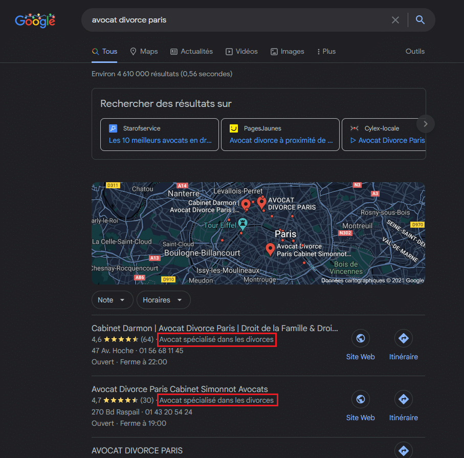 Optimiser sa fiche Google Business Profile avec les catégories ciblées
