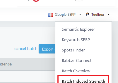 La force induite sur Babbar