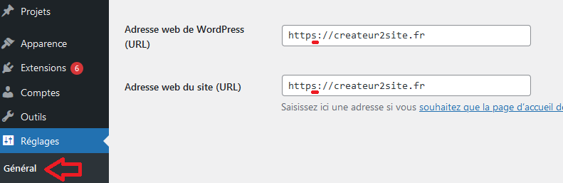HTTP vers HTTPS sur WordPress