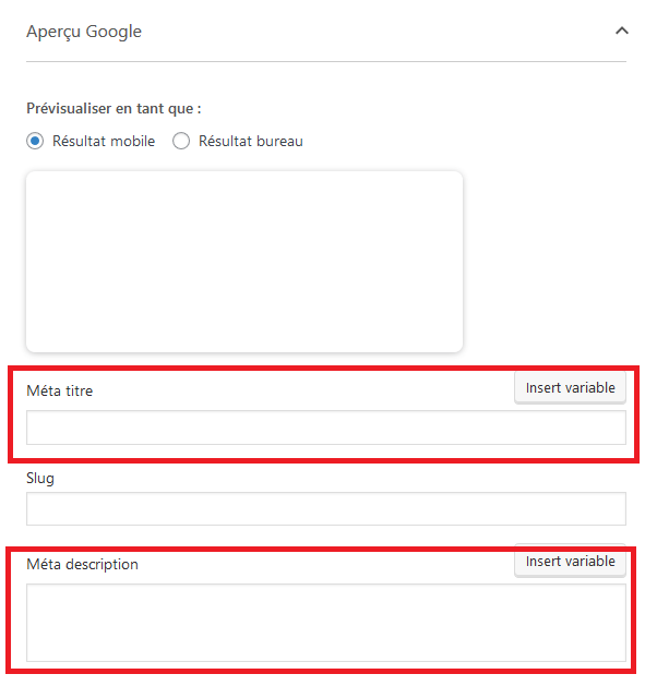 Créer de bon titre et méta description lors de la rédaction de ses articles SEO