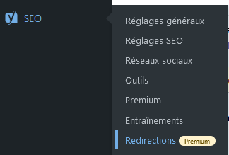 Redirection WordPress avec le plugin Yoast SEO
