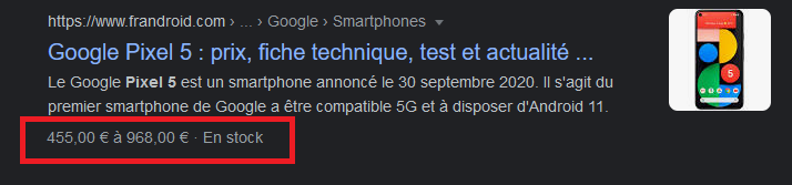 Extraits enrichis : prix