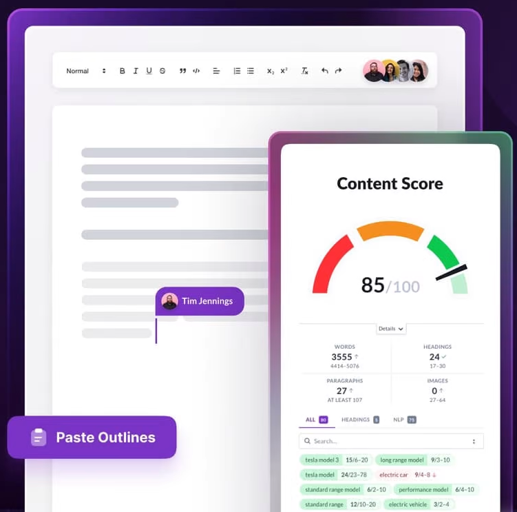 surferseo outil de génération de contenu optimisé SEO