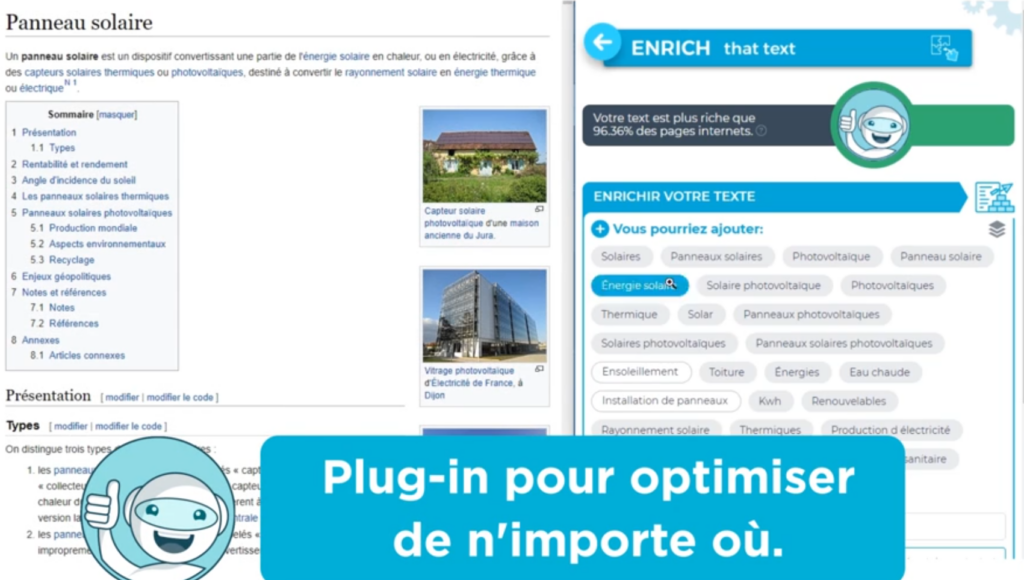 Le plugin SEO de 1.fr pour optimiser les contenus