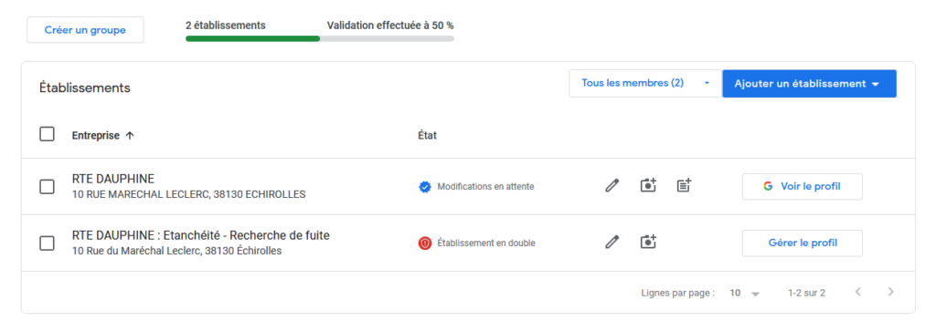 Vérifier et corriger les fiches en doublon de Google my Business
