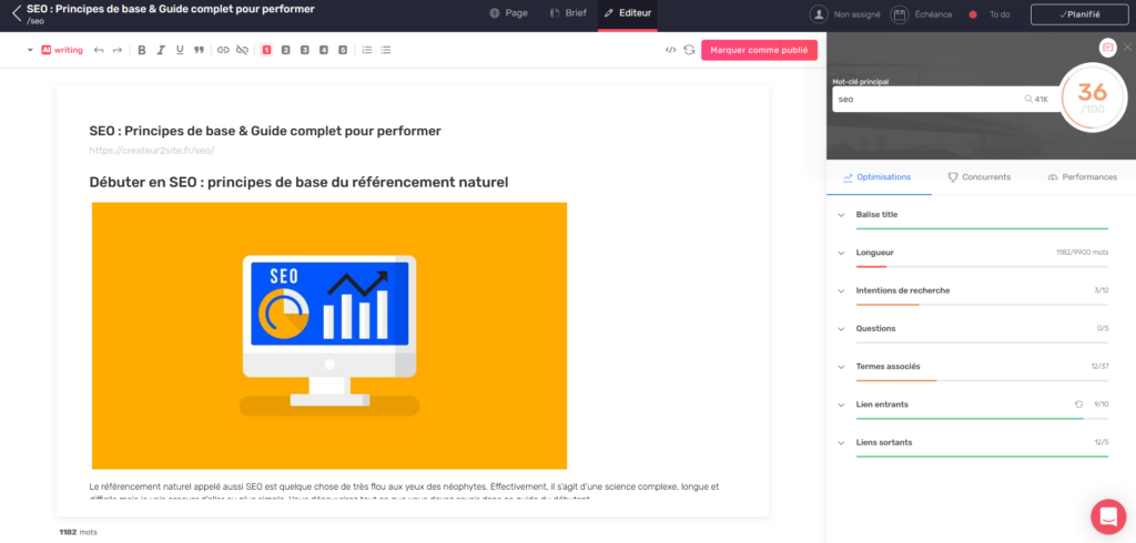 Semji l'outil pour l'aide à la rédaction SEO