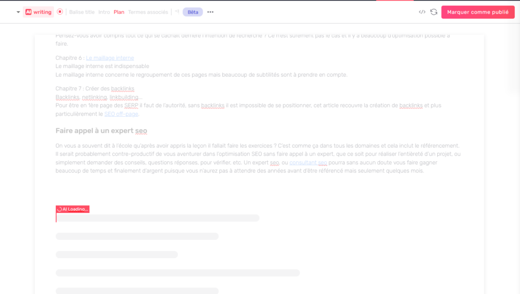 Génération de texte optimisé avec l'IA de Semji