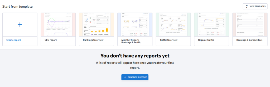 SE Ranking report complet pour le SEO