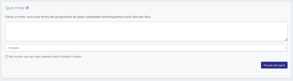 Trouver des backlinks idéales avec Babbar