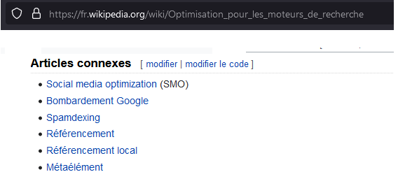 Trouver les entités liée à un sujet avec Wikipédia
