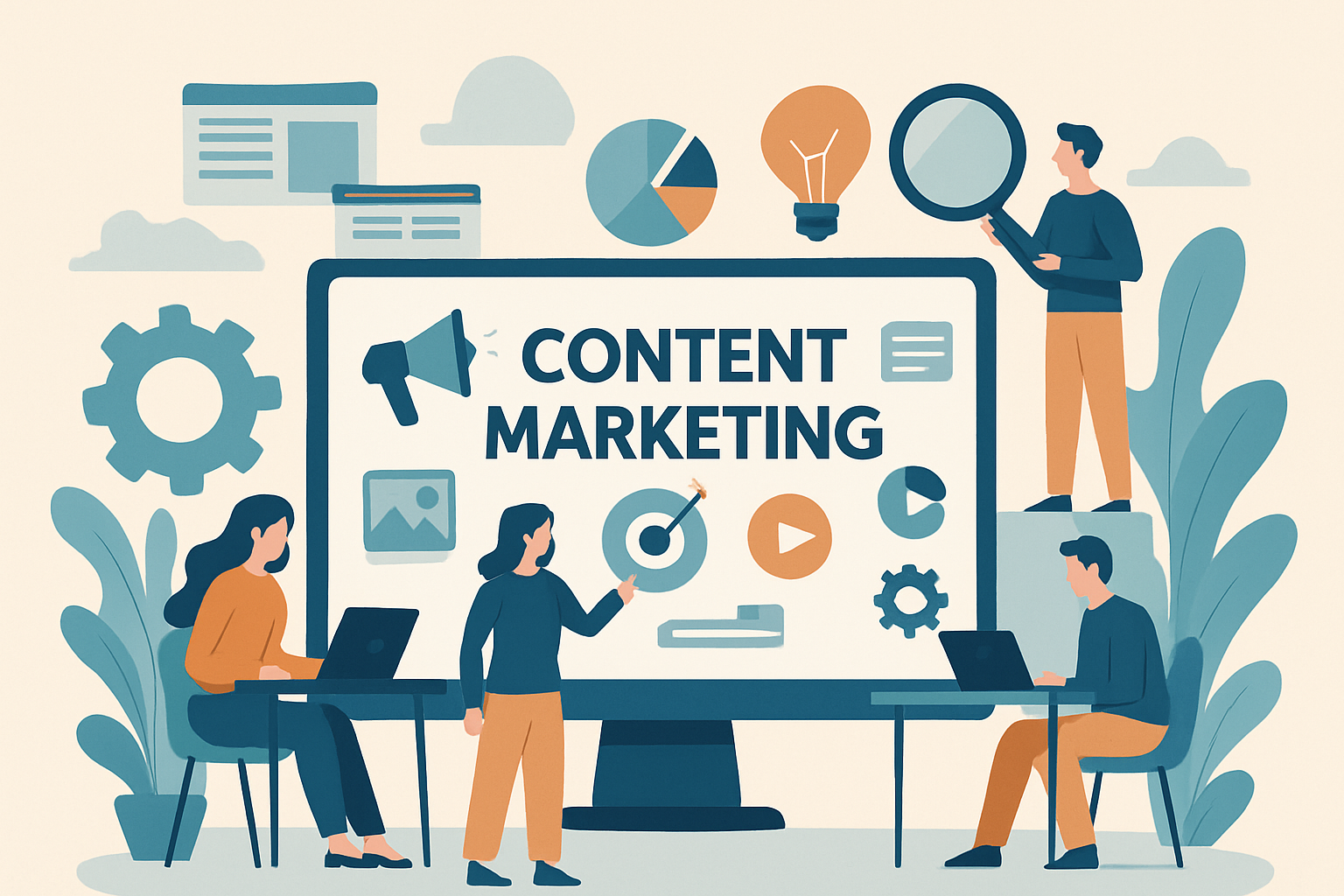 Agence-content-marketing Définition de Agence content marketing