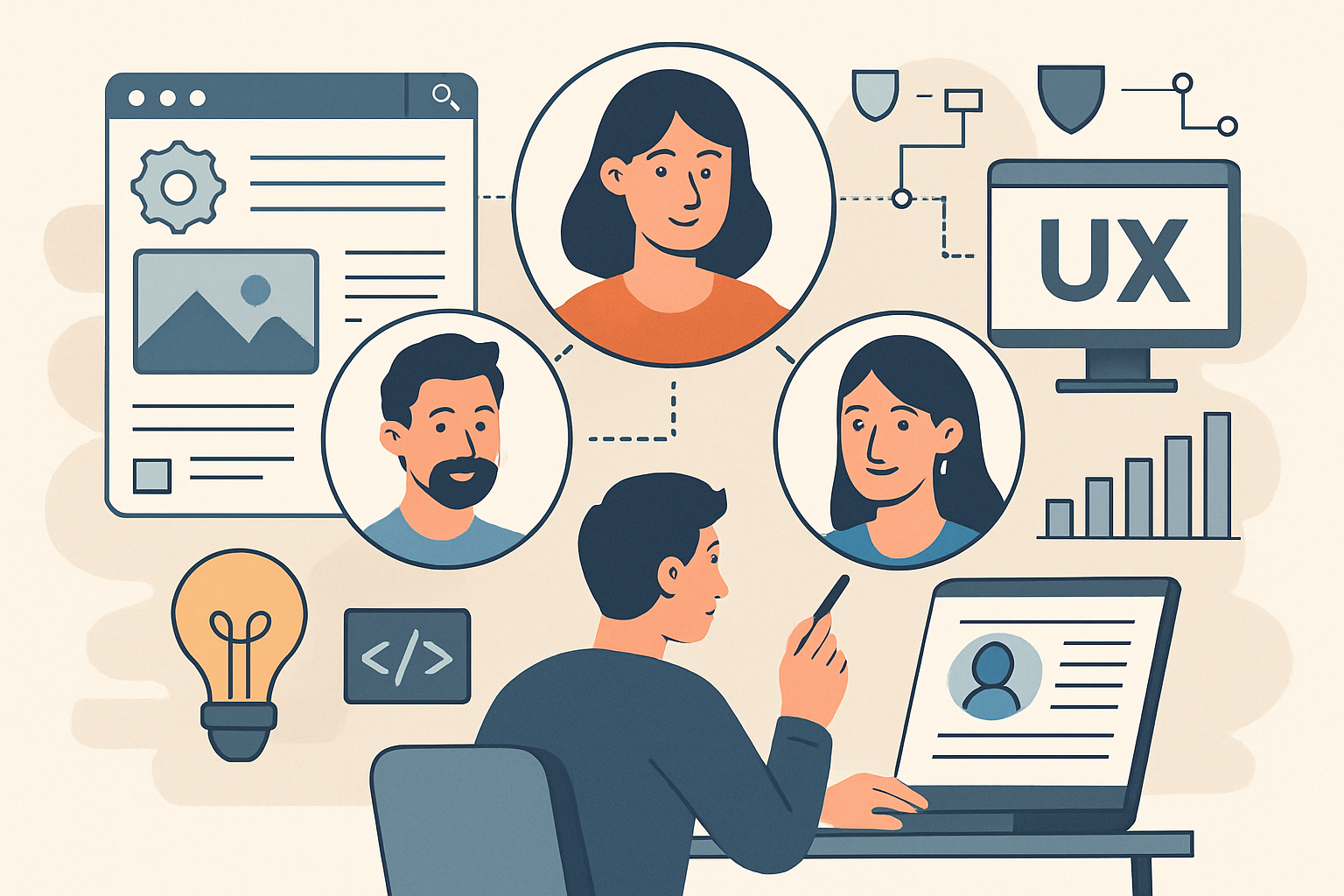 Cocon-sémantique–Créer-ses-buyers-personas Définition de Cocon sémantique : Créer ses buyers personas