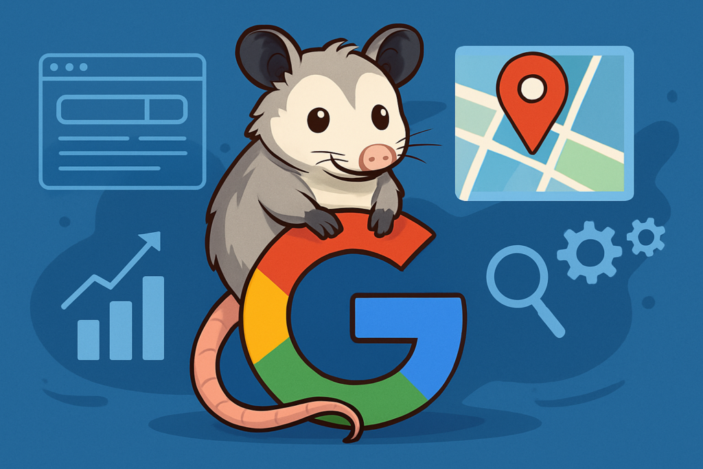 Définition de Google Opossum et son importance dans la recherche locale SEO