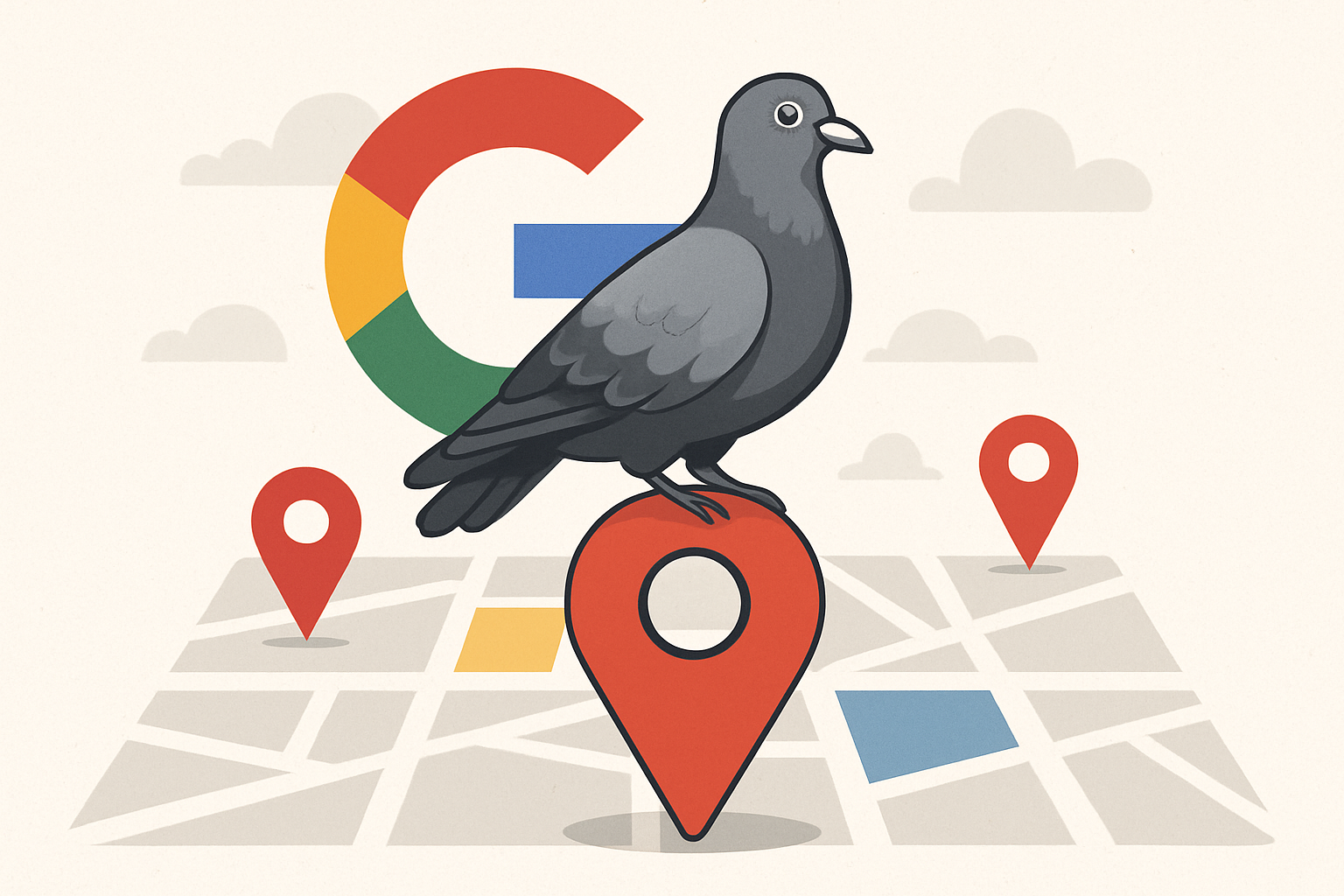 Définition de Google Pigeon : Un algorithme pour la recherche local