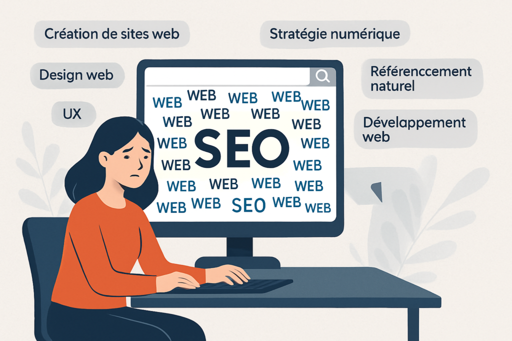 Définition de Le Keyword Stuffing : bourrage de mots-clés et SEO