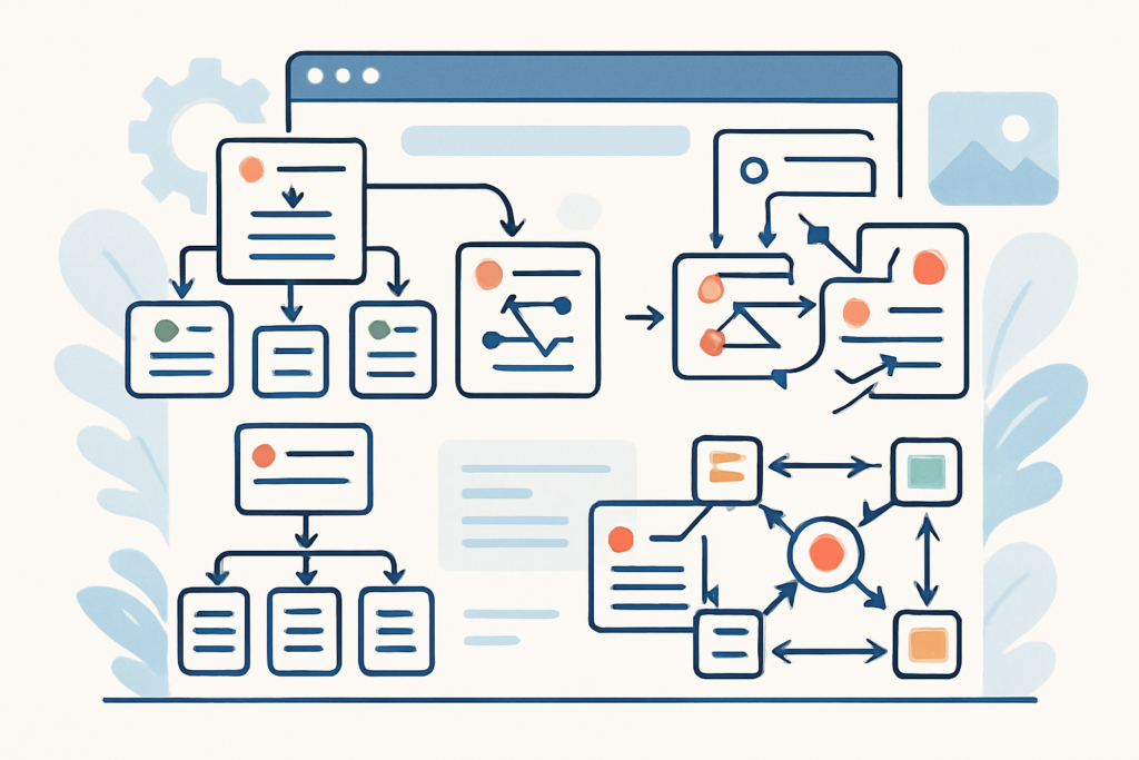Définition de Les différentes techniques de maillage interne (cocon, hub, silo, cluster, …)