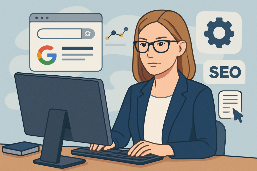 Définition de Marie Haynes : Dr experte en référencement, focus des algorithmes de Google
