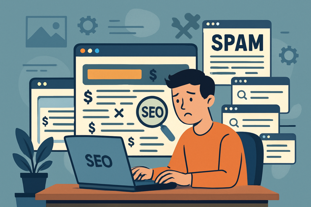 Définition de Qu’est ce que le Spamdexing